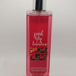 Bath & Body Works, Pink Lily & Bamboo Fine Fragrance Mist, 8 oz.,