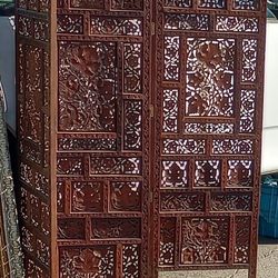 Vintage 4 Panel Screen