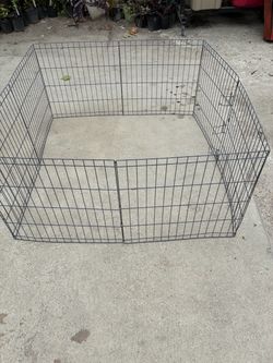 Corral  de fierro para mascotas