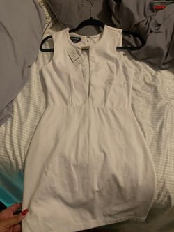 Bebe white dress