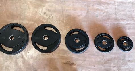 💥NEW💥 TKO Olympic Size (2” ) Rubber Grip Plates / Commercial Grade