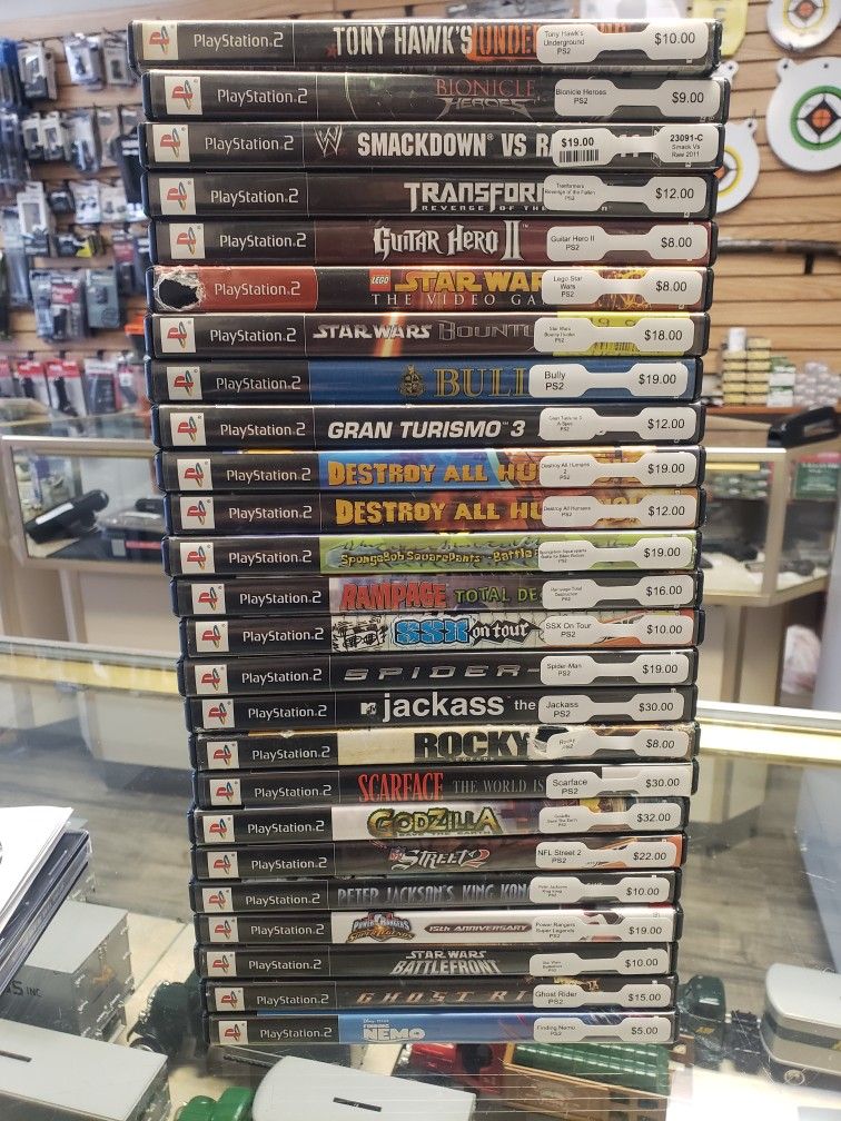 Ps2 Games See Photos For Pricing 