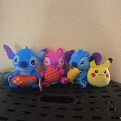 $10 Set Of 3 Plushes And Squishmallow 