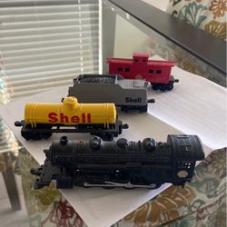 Shell 4 Pc Train Set