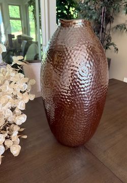 New tall brown vase