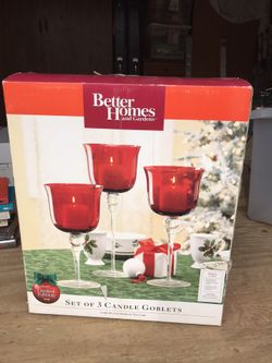 set of 3 candle group