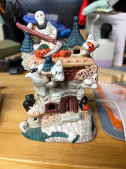 Halloween Haunted House Ceramic