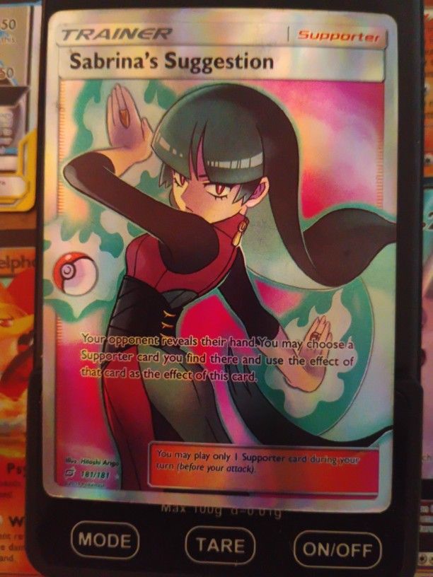 2019 Pokemon Trainer " Sabrina's Suggestion " Near Mint Utra Rare