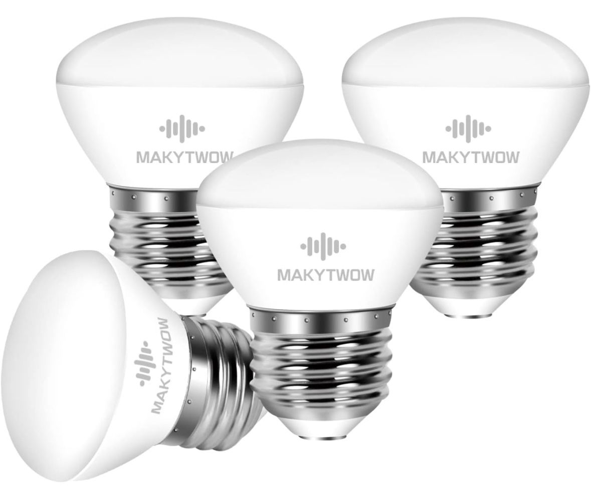 R14 Led Bulb 4W E26 Base 2700K Warm White Dimmable Mini LED Reflector Floodlight Bulb 40W Equivalent