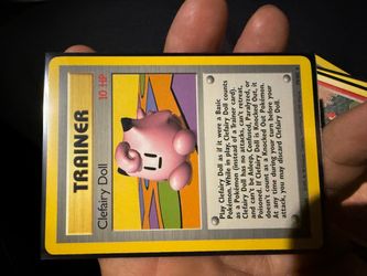 Pokémon TCG Trainer Card Clefairy Doll 1999 Base 70/102 Regular