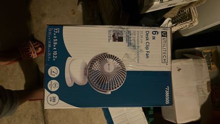 Utilitech 6-Inch Desk Clip Fan