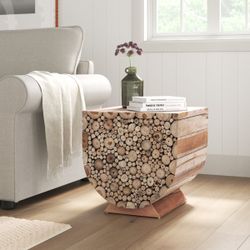 Solid Wood End Table