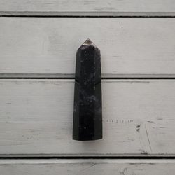 Lepidolite Tower Crystal Healing Heart 85g - 3in+ 