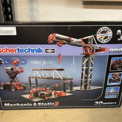 Fishertechnik Mechanic & Static Crane Model Building Set