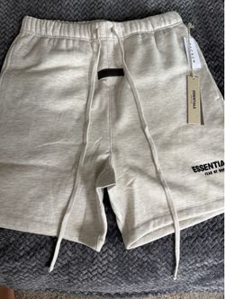 Essentials Light Grey Shorts - Size M