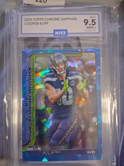 2025 topps chrome cooper kupp graded 9.5