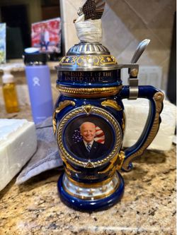 President Joseph Biden Heirloom Porcelain Masterpiece Stein