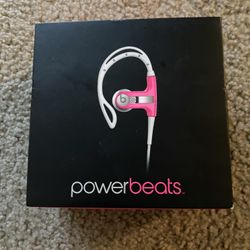 Power Beats Wire Headphones 