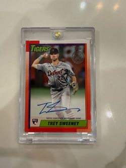 2025 Topps Series 2 - Trey Sweeney RC AUTO TIGERS “On Card”