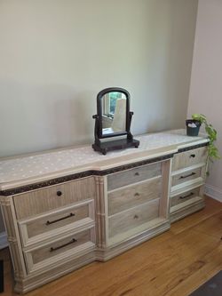 Beautiful refinished dresser, buffet.  Highland Park