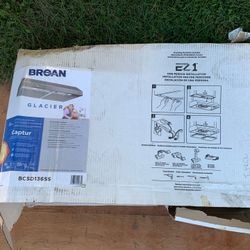 Broan Glacier 36” Stainless Steel Range Hood