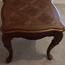 Wood Side Table 