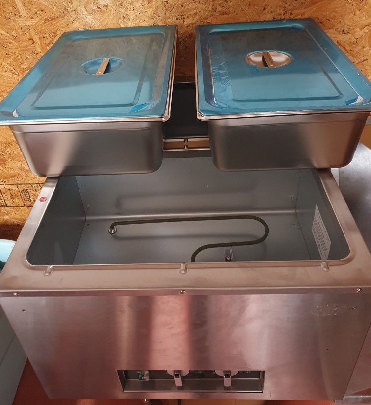 New Vevor 2 Pan Hot Steam Table Food Warmer w/Table