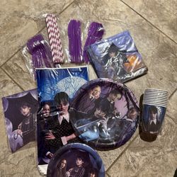 Wednesday Party Supplies