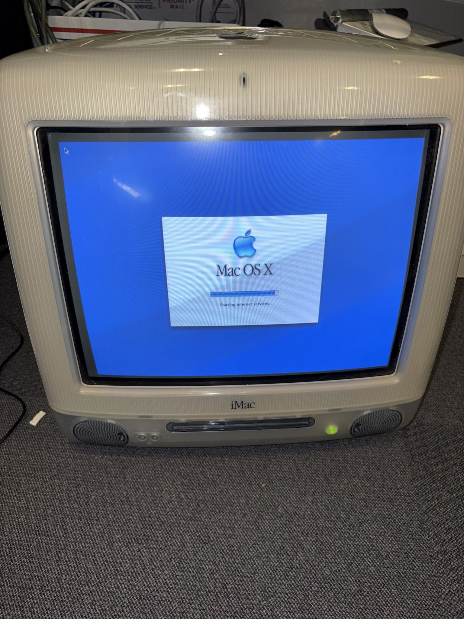 1999 Apple Indigo iMac Computer 