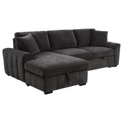 Sectional bed grey / daga cama de tela gris