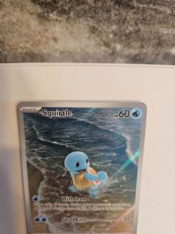 NM 2023 Pokemon Scarlet and Violet 151 #170 Squirtle IR Illustration Rare