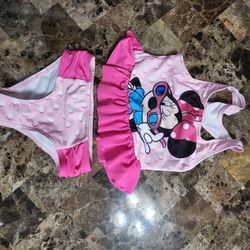 Minnie Mouse Bathing Suit * New* Sz 2T