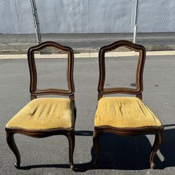 Antique 1960’s Wood Chairs