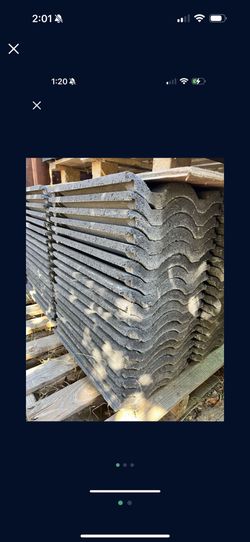 Concrete Roof Tiles 120 Total New never used.