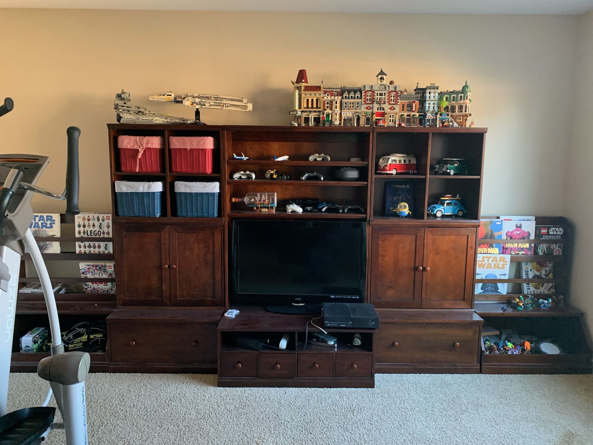 *pending*Pottery Barn Large Entertainment Center/shelves for Sale in