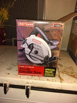 Craftman circular saw 7 1/4 inch