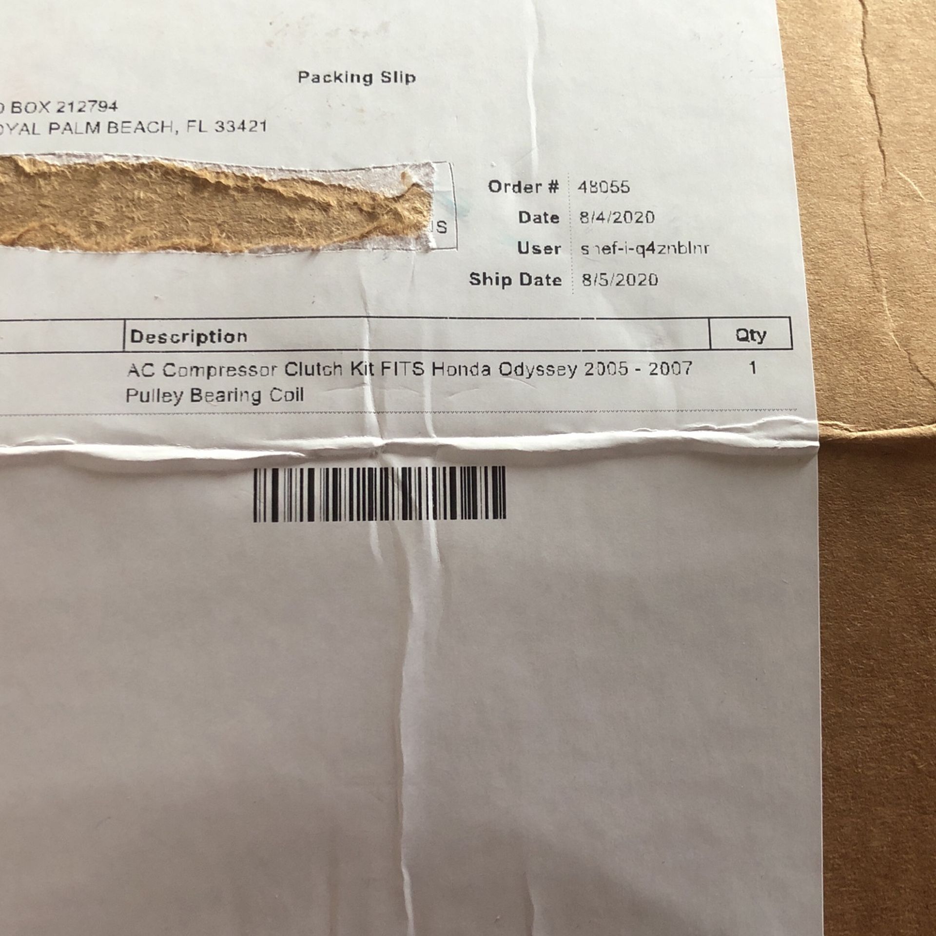 Ac compressor clutch kit Fit  ( Honda Odyssey’s)