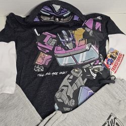 Transformers Cosplay Hoodie & Jogger Set Boys Size 6