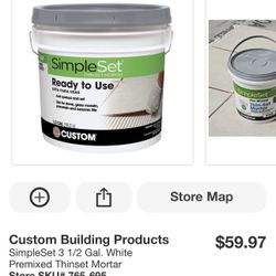New Simple Set 3.5 Gallon Pre-Mix Tile Mortar