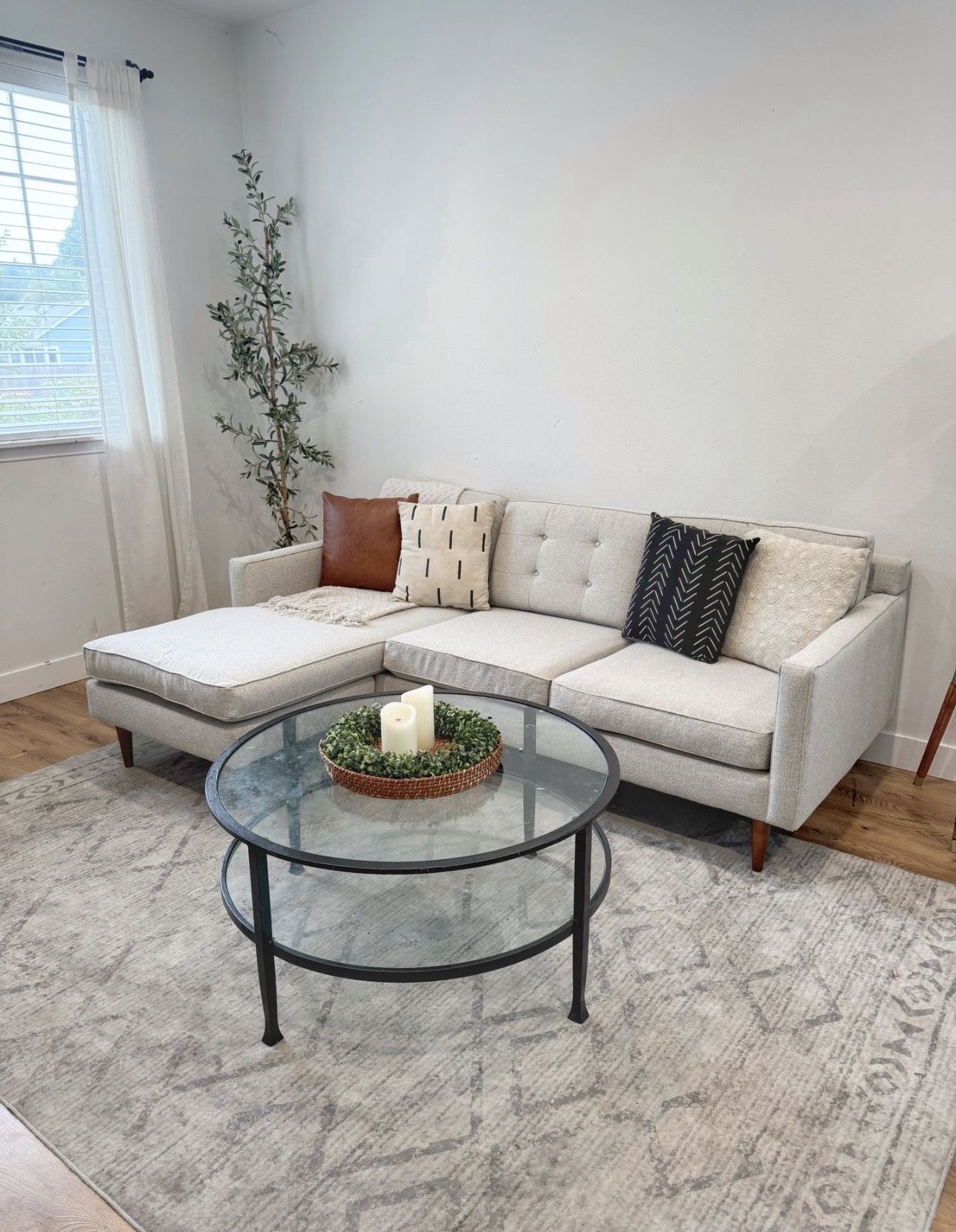 West Elm Drake Reversible Chaise