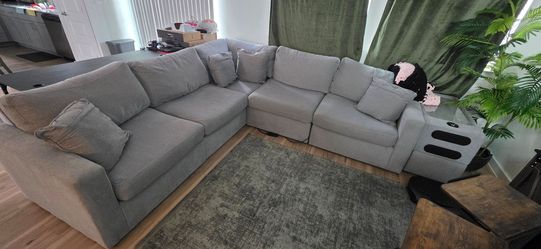 Sectional Couch + Speaker