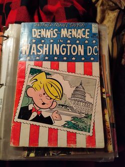 Dennis the Menace in Washington D.C. Giant Series #15 (published in 1963 by Fawcett/Hallden)