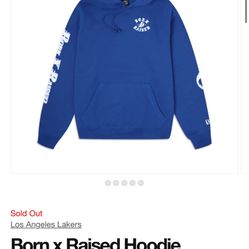 Born x Raised Los Angeles Lakers Hoodie 