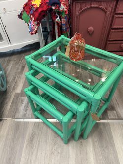 Set Of Three Nesting Tables available at Do Over Decor in Jensen Beach 