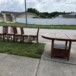 FREE Wooden Table & Chair Set 