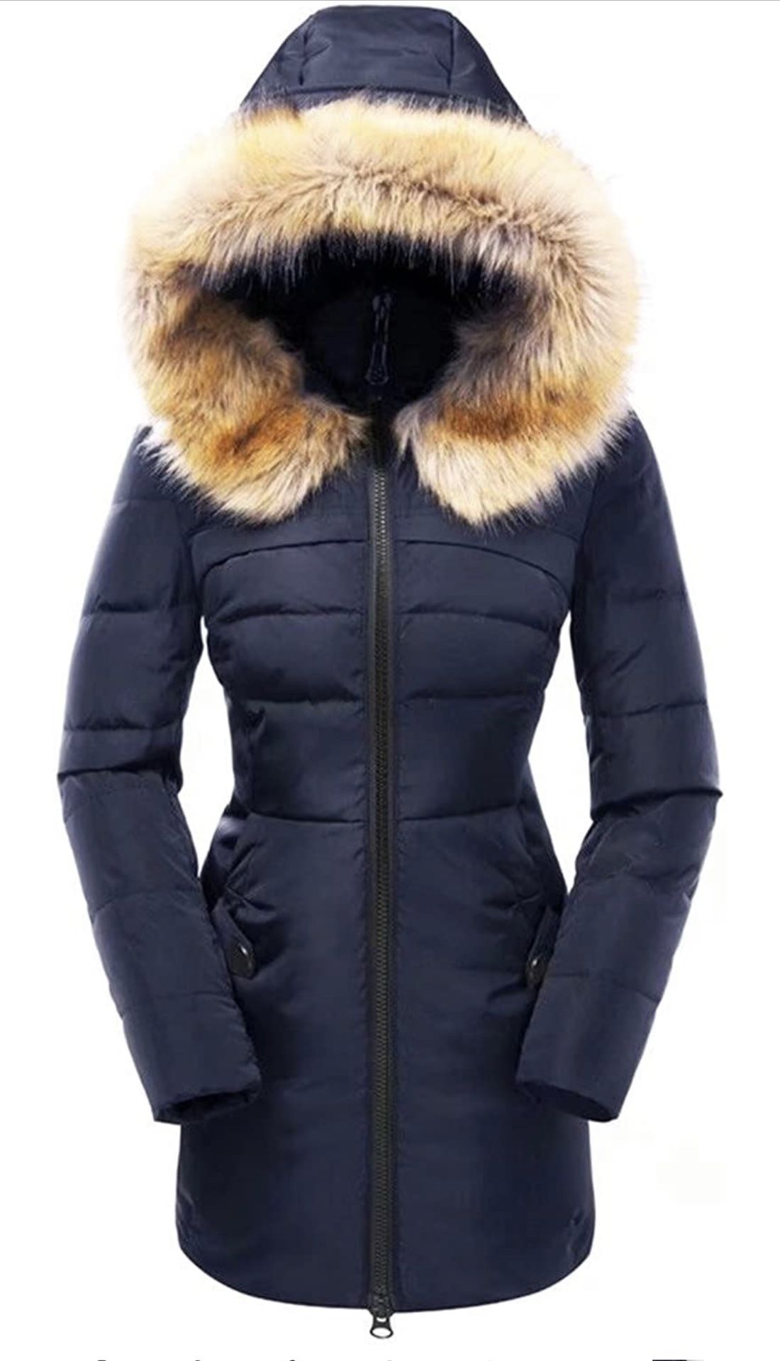 Valuker Women's Waterproof Thickened Down Parka Coat