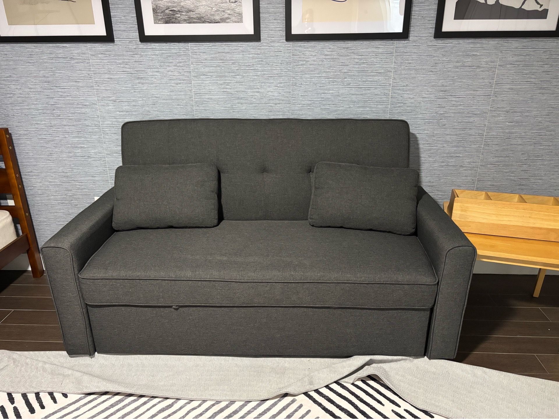 Dark Grey Loveseat/Sofa - Miami Lakes