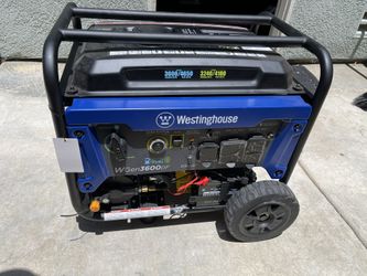 Westinghouse 3600W Dual fuel Generator Brand New