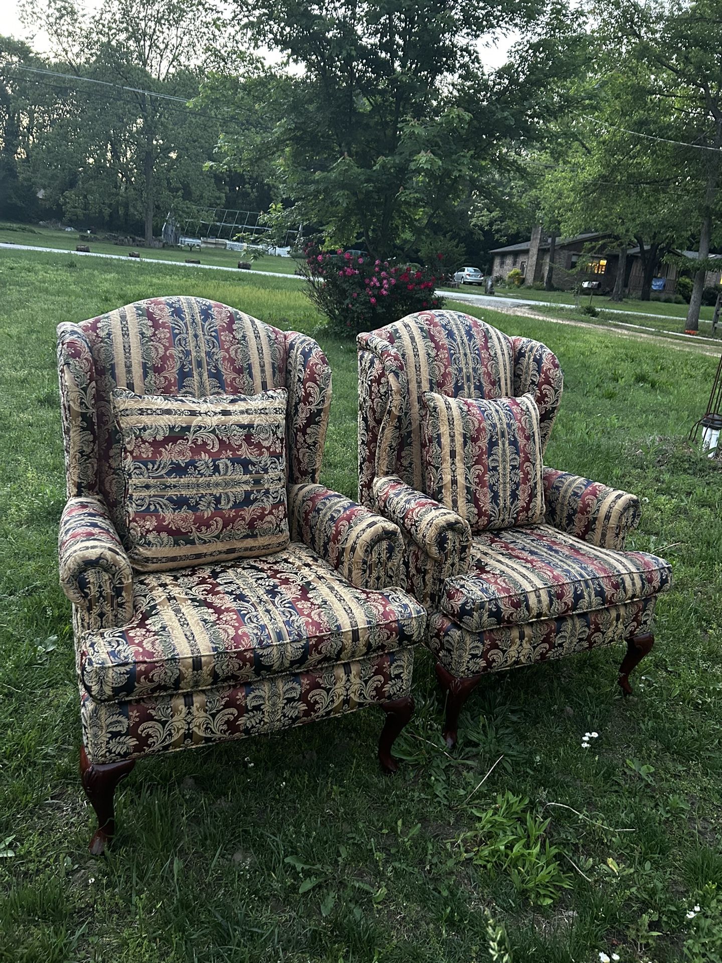 Wingback Chairs Both For $300