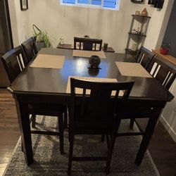 Furniture Dining Table With Six Chairs 